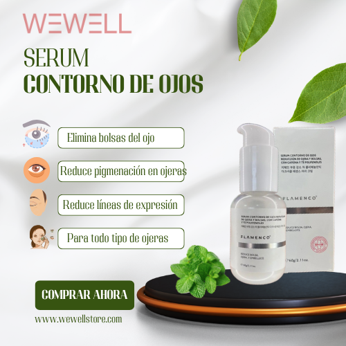 Tratamiento Antiojeras: Sérum Contorno de Ojos para Una Mirada Fresca y Radiante