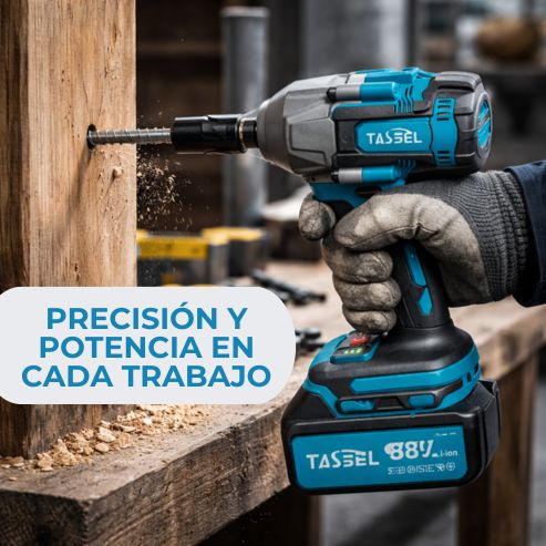 Llave de impacto Inalámbrica TASBEL™  - Atornilla, perfora y afloja sin cables