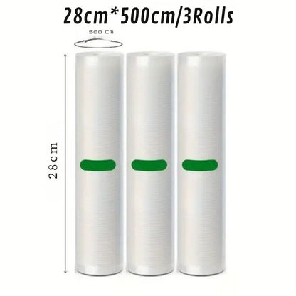 Pack 3 Rollos de Bolsas para Selladora al Vacío 15mts (NO INCLUYE SELLADORA)