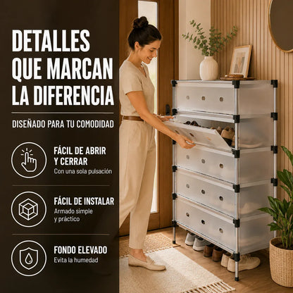Zapatera ZeroKaos: Organiza tu entrada, recupera tu espacio y llega a casa tranquilo