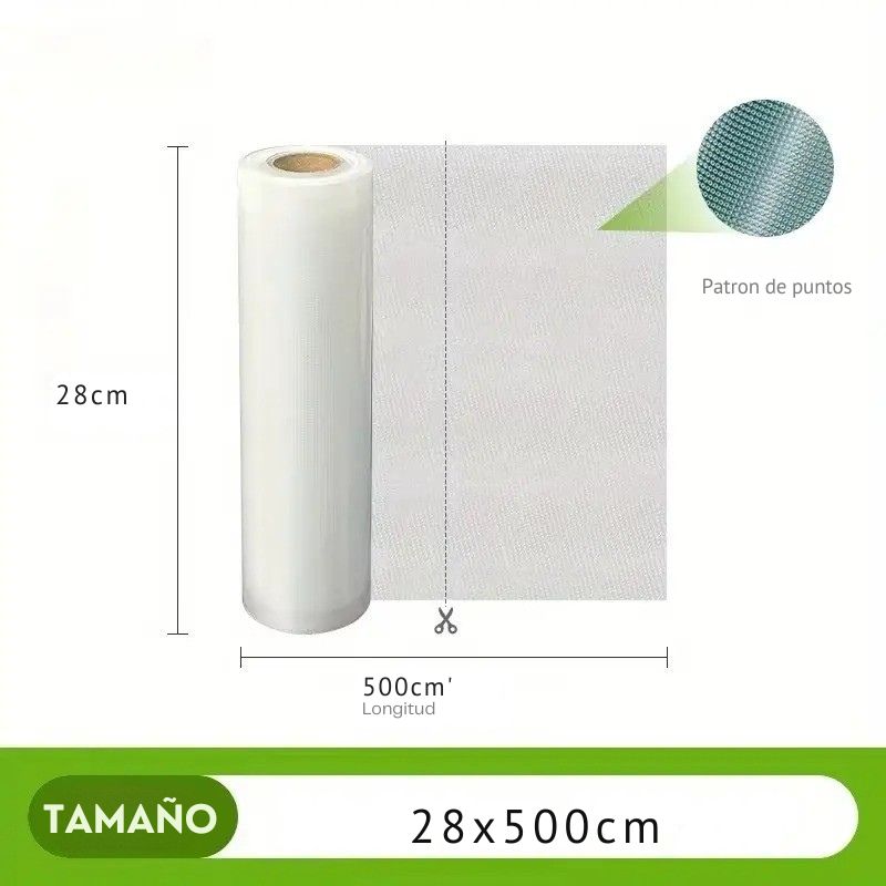 Pack 3 Rollos de Bolsas para Selladora al Vacío 15mts (NO INCLUYE SELLADORA)