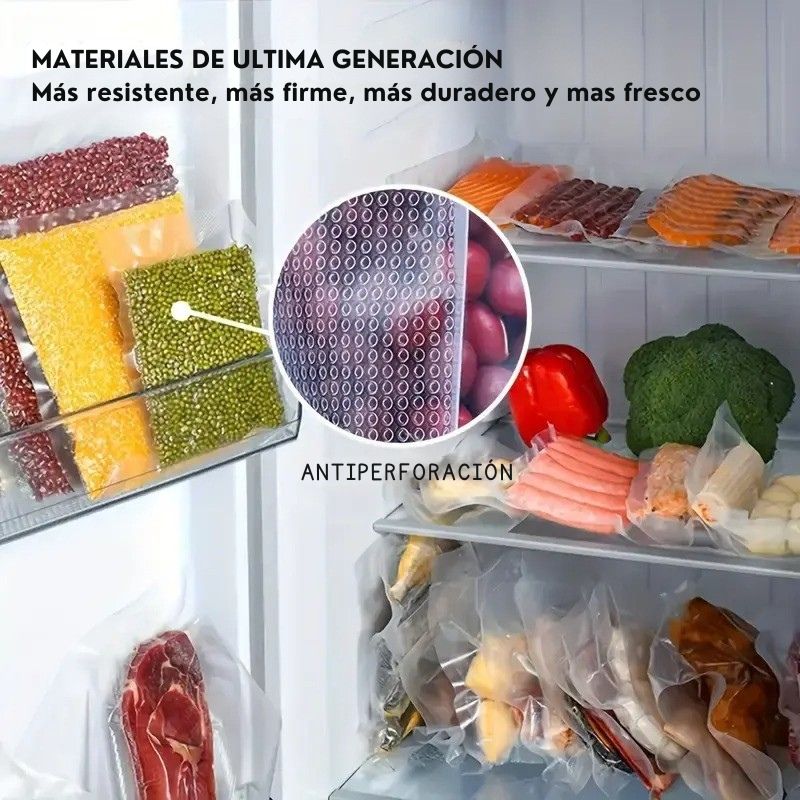 Pack 3 Rollos de Bolsas para Selladora al Vacío 15mts (NO INCLUYE SELLADORA)