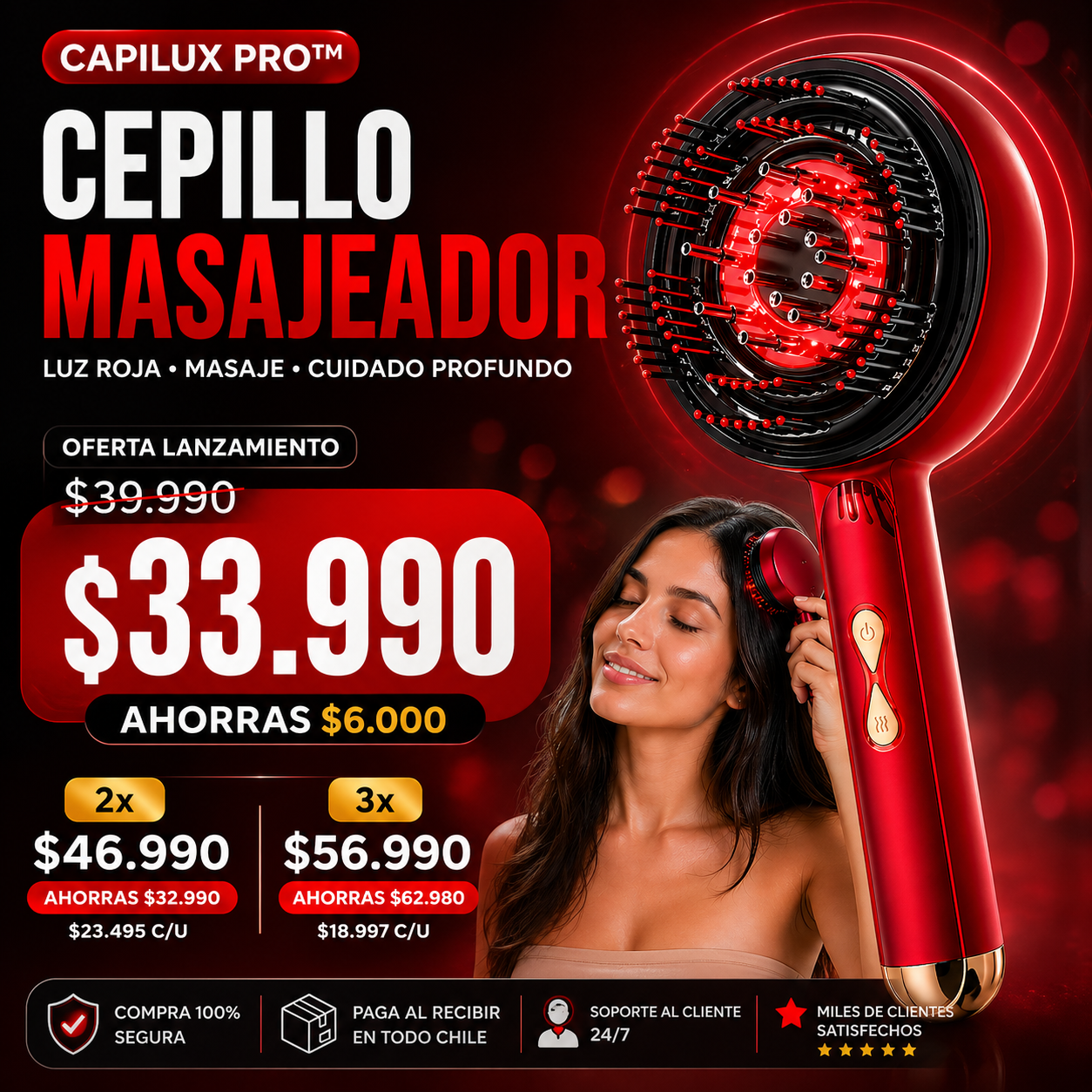 Cepillo masajeador
