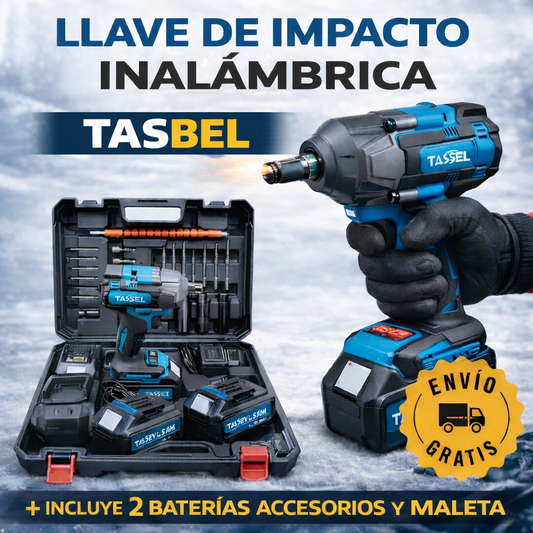 Llave de impacto Inalámbrica TASBEL™  - Atornilla, perfora y afloja sin cables