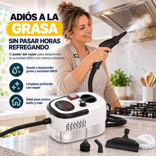 VaporMax™ | Limpiadora a Vapor de Alta Potencia 2500W