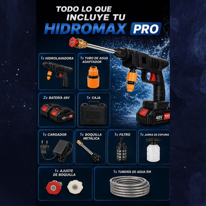 Hidrolavadora Inalámbrica HYDROMAX + 2 baterías