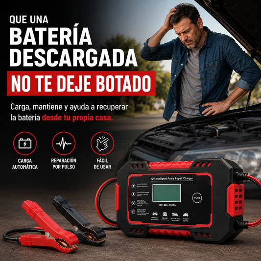 VoltFix™ Cargador Inteligente – Recupera y Protege tu Batería