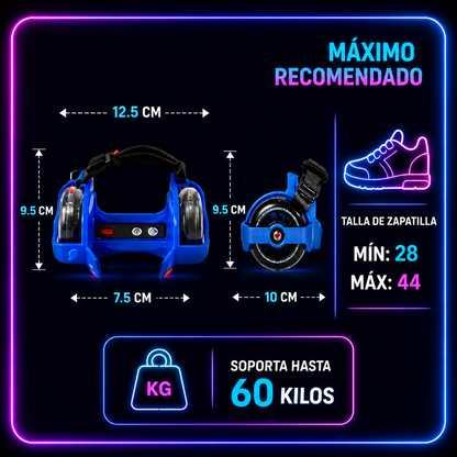 KidRoll™ LED Convierte cualquier zapatilla en patines en segundos