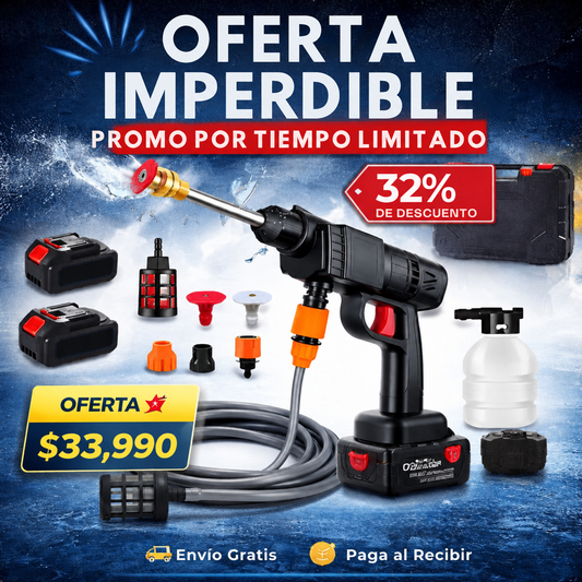 Hidrolavadora Inalámbrica HYDROMAX + 2 baterías