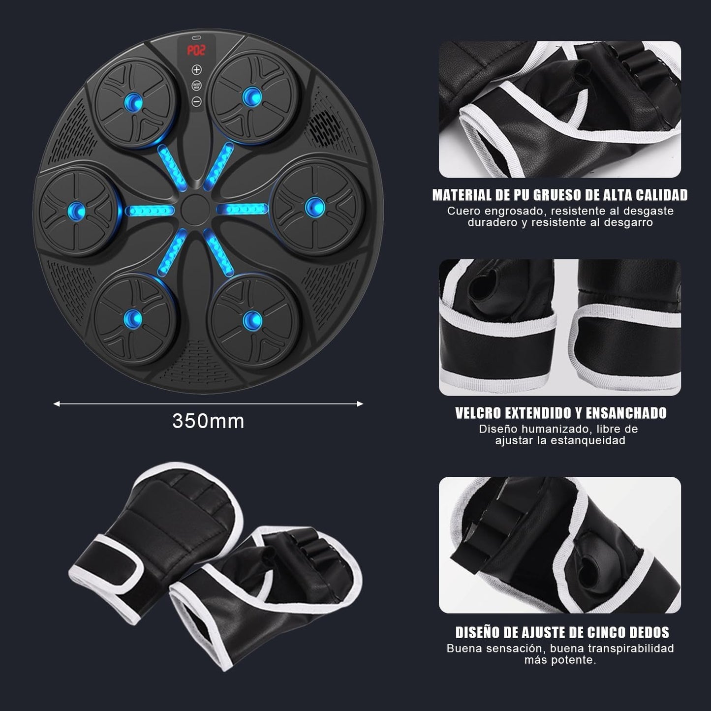 Maquina Boxeo RITMOBOX – 🥊 Entrena, Libera Estrés y Quema Calorías Sin Salir de Casa