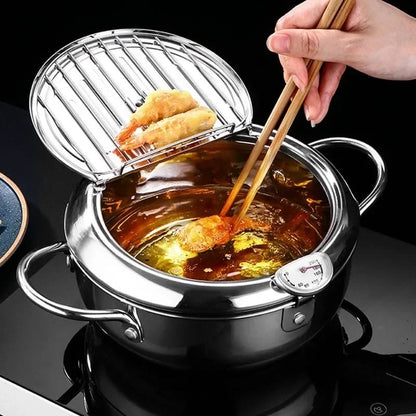 🔥 La Olla Freidora con Termómetro — El rendimiento profesional que tu cocina merece