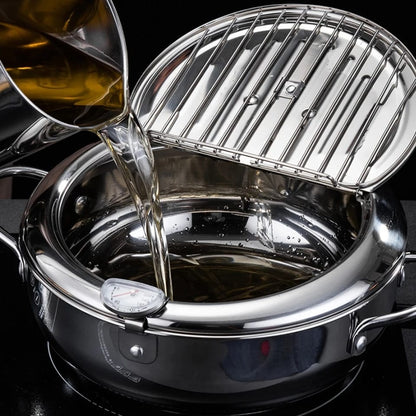 🔥 La Olla Freidora con Termómetro — El rendimiento profesional que tu cocina merece